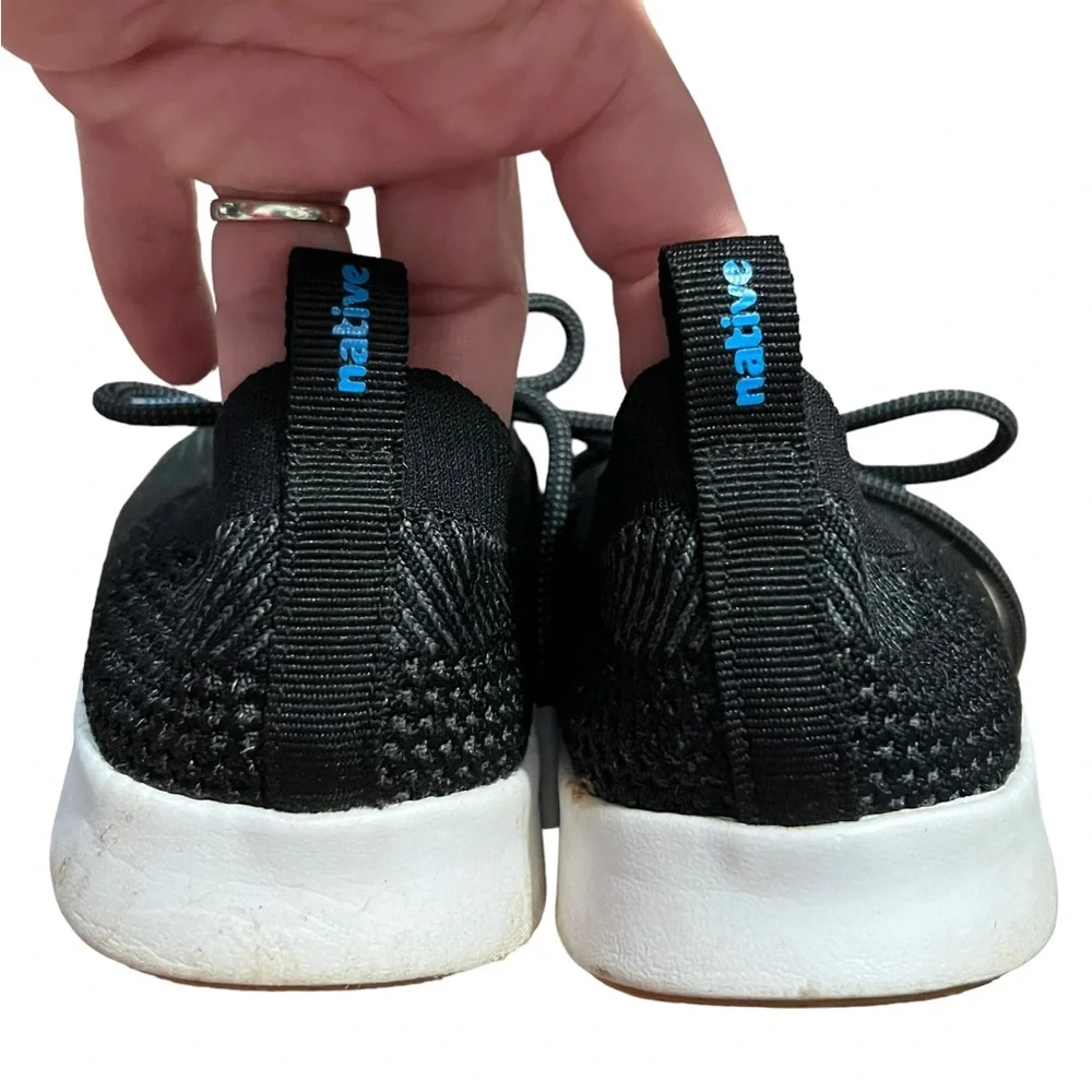 Native Black Water Proof Lace Up Shoes Size 5.5 Mens